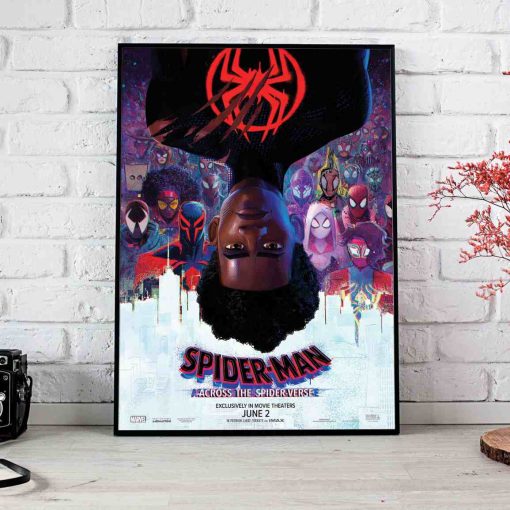 Spider-man Across The Spider Verse Poster Canvas