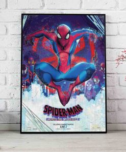 Spiderman Across The Spiderverse Poster Canvas