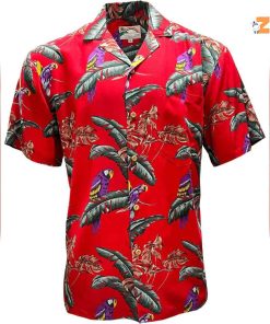 Tom Selleck Magnum Jungle Bird Summer Hawaiian Shirt