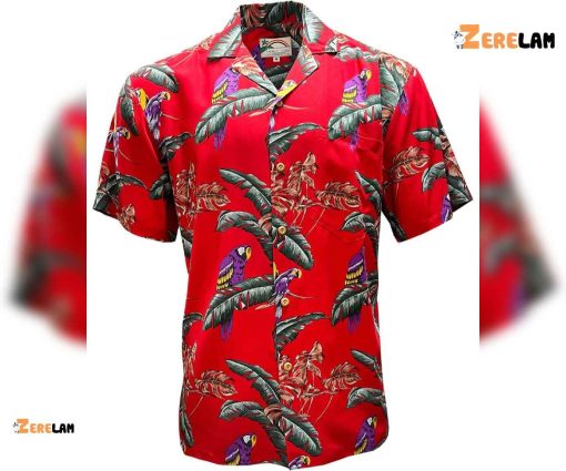 Tom Selleck Magnum Jungle Bird Summer Hawaiian Shirt