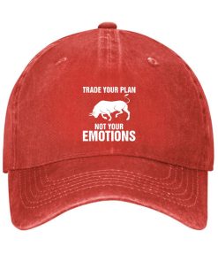 Trade Your Plan Not Your Emotions Hat 3