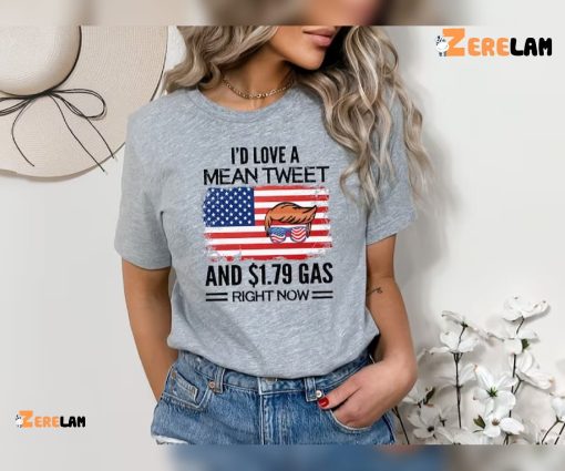 Trump 2024 I’d Love A Mean Tweet Shirt