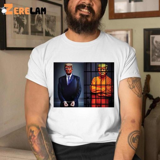 Trump Mug Shot Lock Him Up Shirt