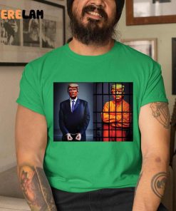 Trump Mug Shot Lock Him Up Shirt