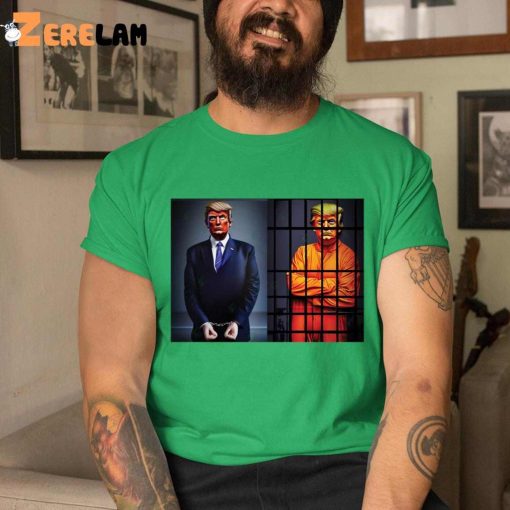 Trump Mug Shot Lock Him Up Shirt