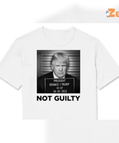Trump Not Guilty Mug Shot Shirt