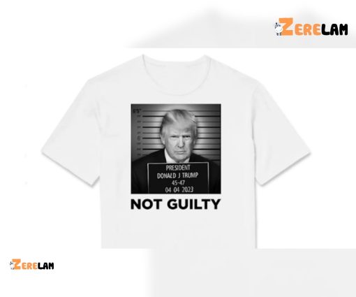 Trump Not Guilty Mug Shot Shirt