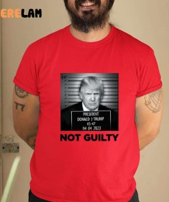 Trump Not Guilty Shirt 3