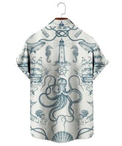 Givenchy Icarus Silk Hawaiian Shirt