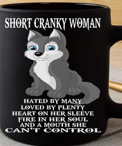 Wolf Short Sranky Woman Mug