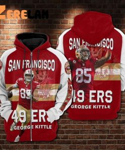 George Kittle San Francisco 49Ers 3D Hoodie