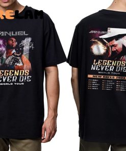 Anuel Aa Legends Never Die World Tour Shirt