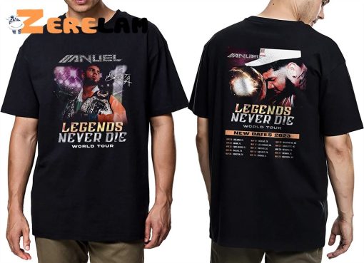 Anuel Aa Legends Never Die World Tour Shirt