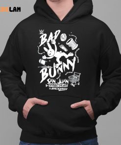 Bad Bunny Splash San Juan Street Fight Backlash WWE Shirt 2 1