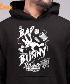 Bad Bunny Splash San Juan Street Fight Backlash WWE Shirt 6 1