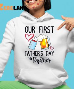 Beer Milk Our First Fathers Day Together Shirt 4 1
