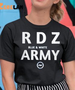 Brighton Hove Albion RDZ Army Blue and White Shirt
