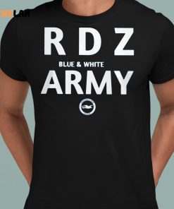Brighton Hove Albion RDZ Army Blue and White Shirt 8 1
