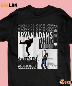 Bryan Adams Classic World Tour Vintage Shirt Good Gifts For Fan 1 green