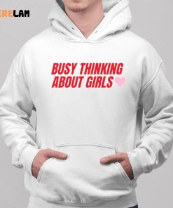 Busy Thinking About Girls Bisexual Shirt 2 1