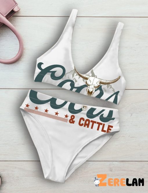 Coors And Cattle Bikini Set