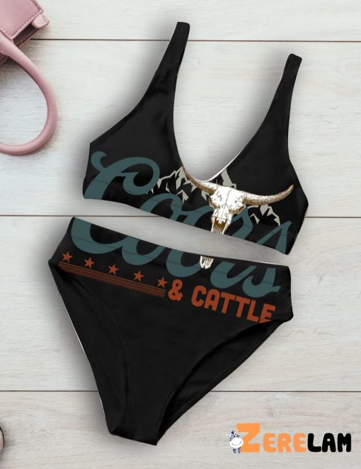 Coors And Cattle Bikini Set