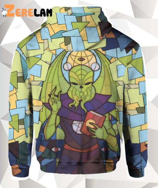 Cthulhu Octopus All Over Print 3D Hoodie Gifts Father Day