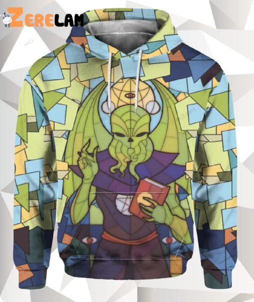 Cthulhu Octopus All Over Print 3D Hoodie Gifts Father Day