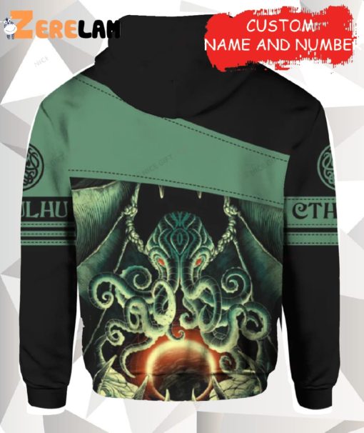 Custom Cthulhu Octopus All Over Print 3D Hoodie Gifts Father’s Day