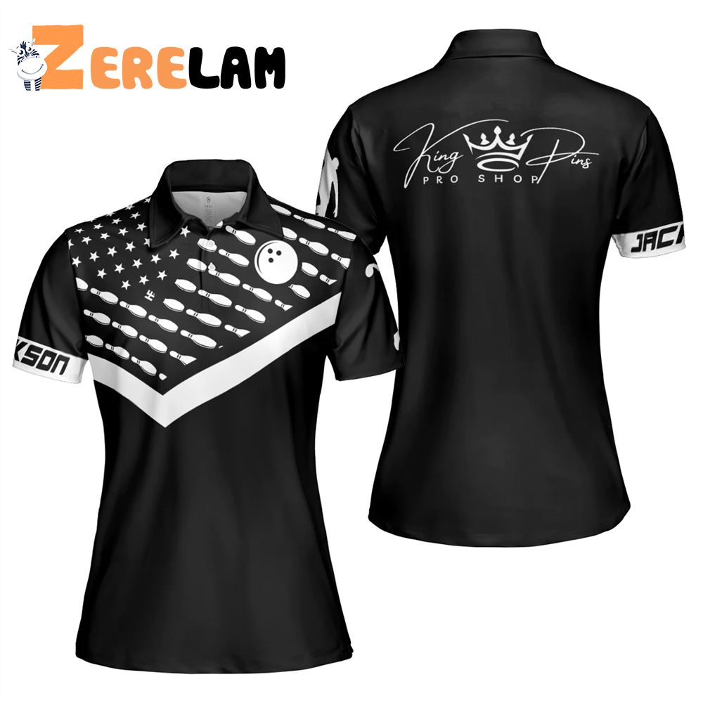 Custom King Pin Pro Shop Women Polo Shirt - Zerelam