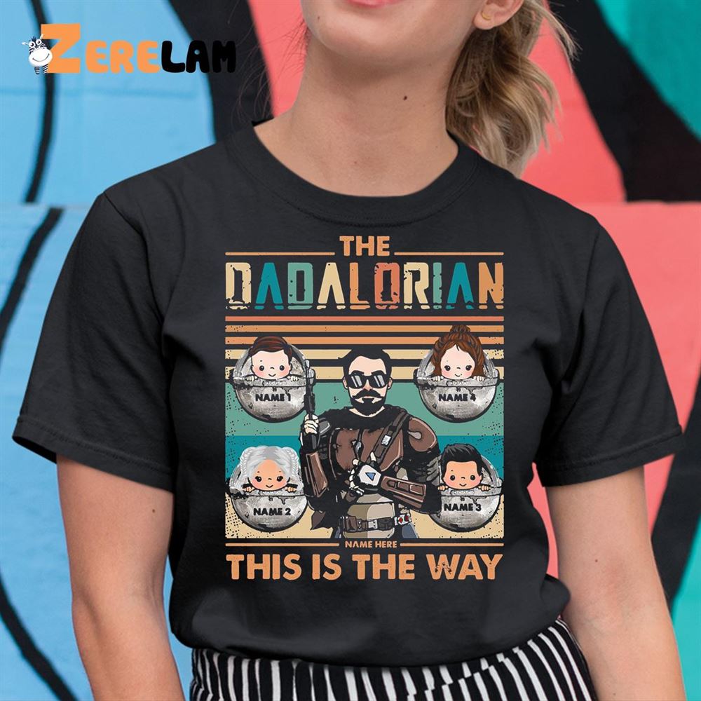 Radioaktiv instinkt picnic Custom The Dadalorian This The Way Star Wars Father Day's Shirt, Gifts For  Youth - Zerelam