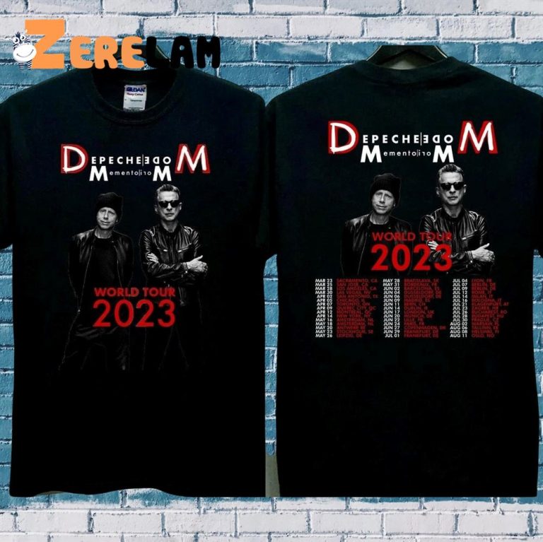 Depeche Mode Memento Mori Music Tour 2023 Shirt - Zerelam