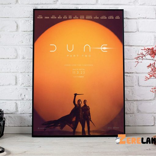 Dune Part Two Movie Poster Canvas