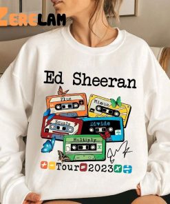 Ed Sheeran 2023 World Tour Cassettes Shirt