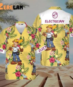 Electrician Hawaiian Shirt, Best Gifts For Men Women