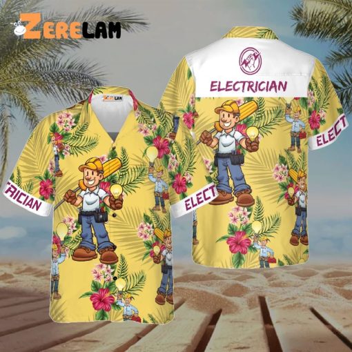 Electrician Hawaiian Shirt, Best Gifts For Men Women