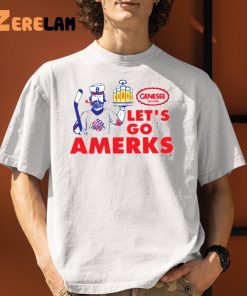 Genesee Beer Lets go Amerks Shirt 1 1