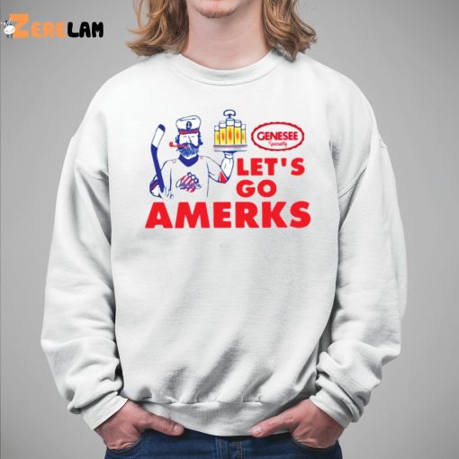 Genesee Beer Let’s go Amerks Shirt