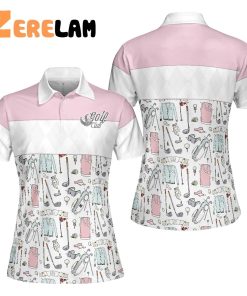 Golf Life In Pink Women Polo Shirt