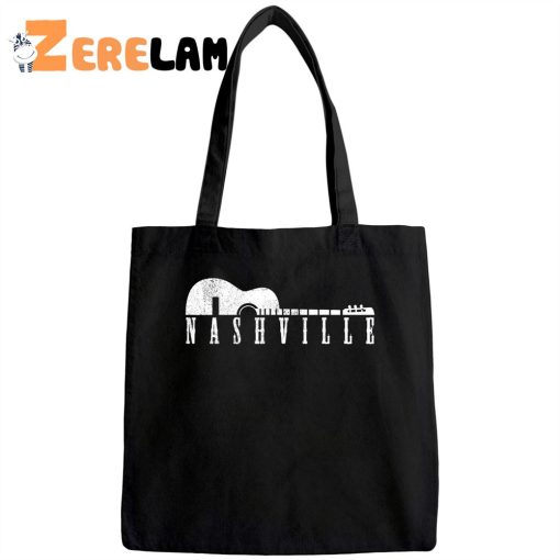 Guitar Nashville Tennessee Tote Bag