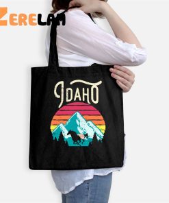 Horse Retro Idaho Mountains Tote Bag 2