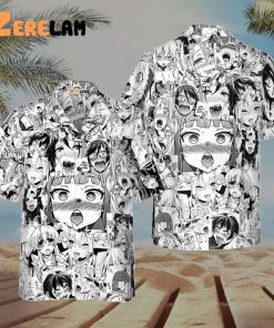 Hot Chick Anime Hawaiian Shirt, Hentai Hawaiian Shirt