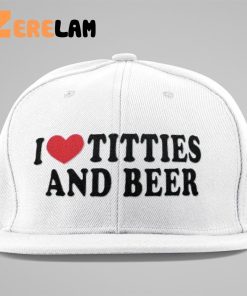 I Heart Titties And Beer Hat 2