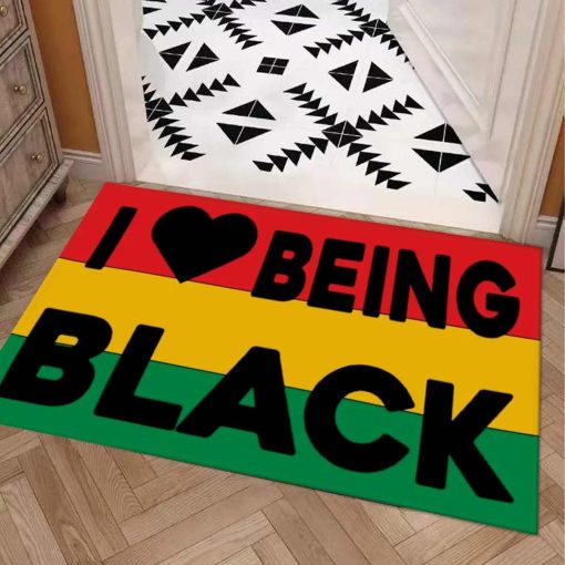 I Love Being Black Doormat