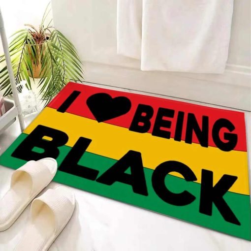 I Love Being Black Doormat