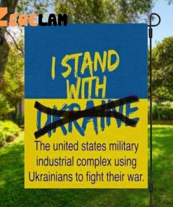 I Stand With Ukraine The United States Military Garden Flag House Flag