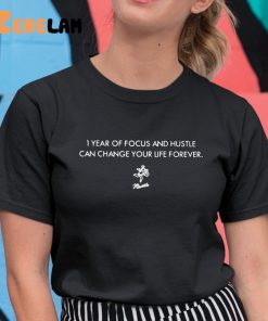 John Cominsky I Year Of Focus And Hustle Can Change Your Life Forever Shirt