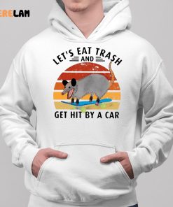 Lets Eat Trash And Get Hit By A Car Mouse Shirt 2 1