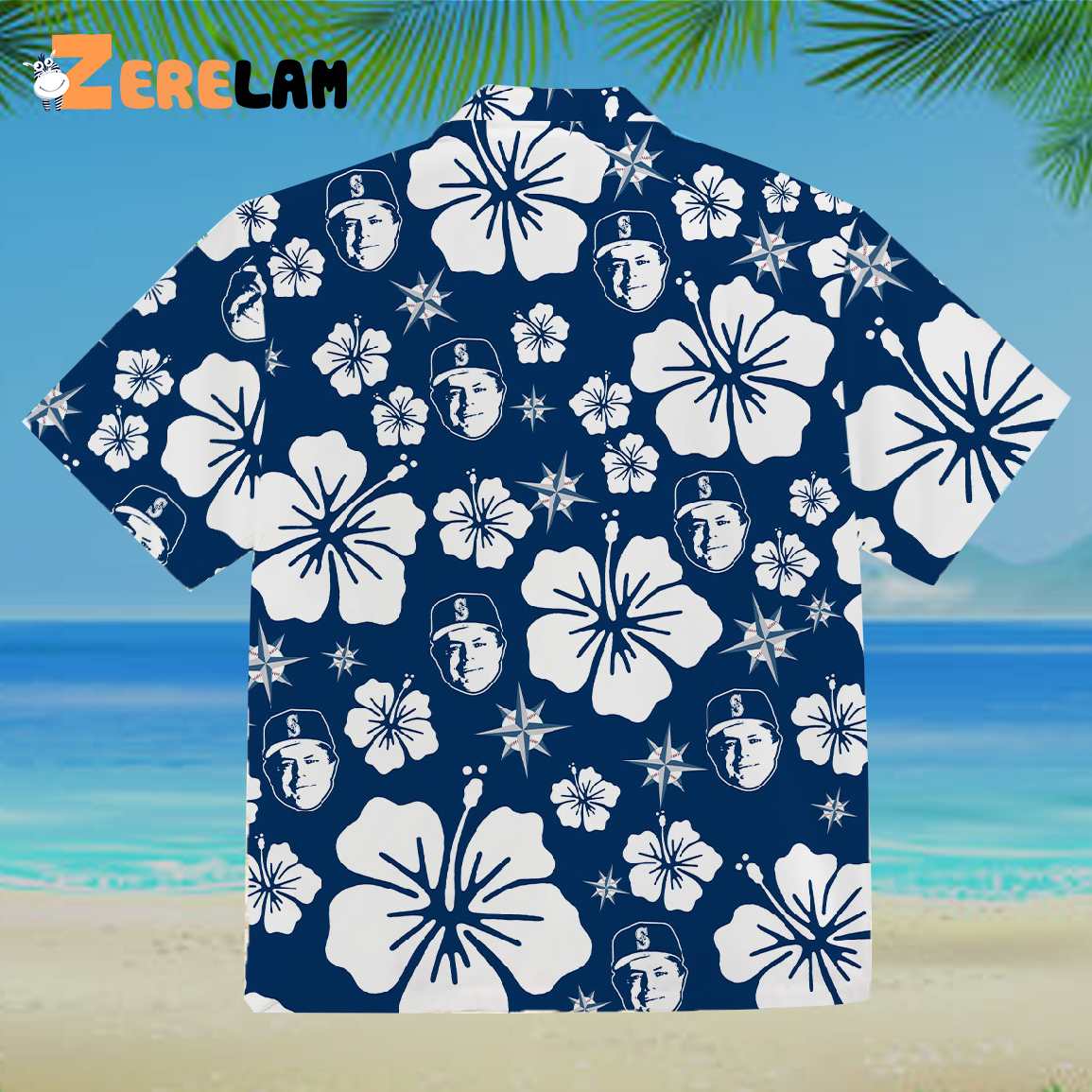 Eletees Lou Piniella Seattle Mariners Hawaiian Shirt