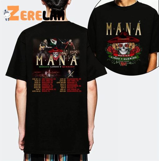 Mana Mexico Lindo Y Querido Music Tour 2023 Shirt